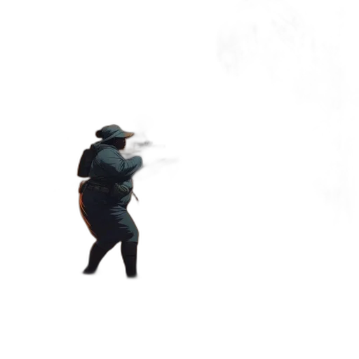 hat, staff, weapon, sword, concept art, pixel art, 3d render, fog transparent PNG cut-out