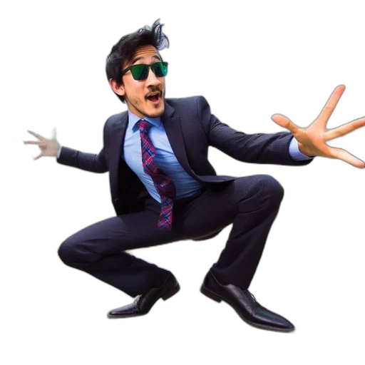 staff, jacket, creature, 3d render, concept art, cartoon, pixel art, man transparent PNG cut-out