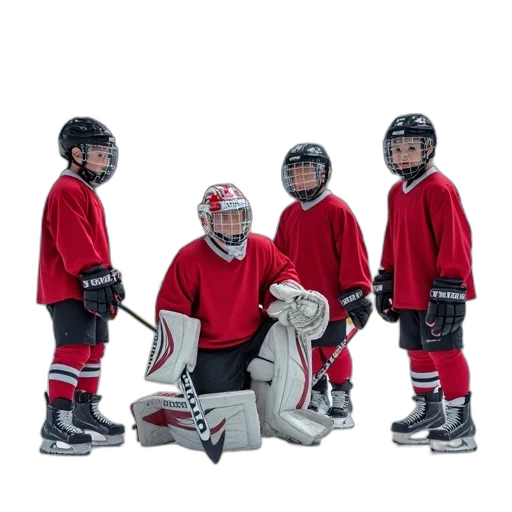 kids, hockey, camp transparent PNG cut-out