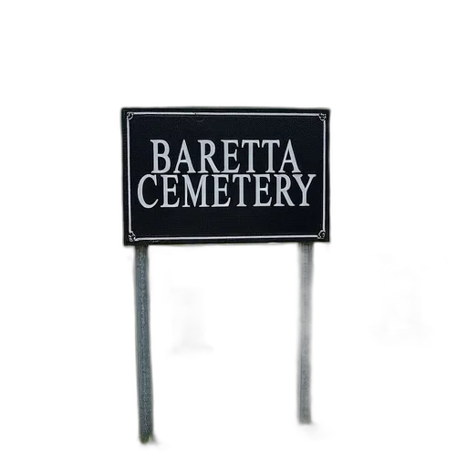 staff, furniture, jewelry, umbrella, 3d render, cemetery, sign, reads transparent PNG cut-out