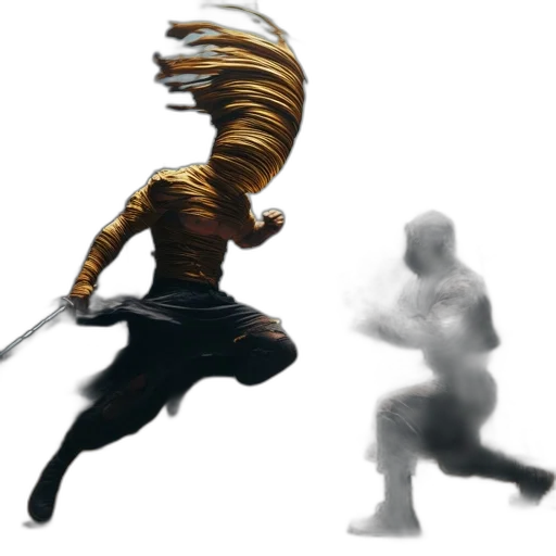 staff, sword, weapon, mask, concept art, 3d render, fantasy art, pixel art transparent PNG cut-out
