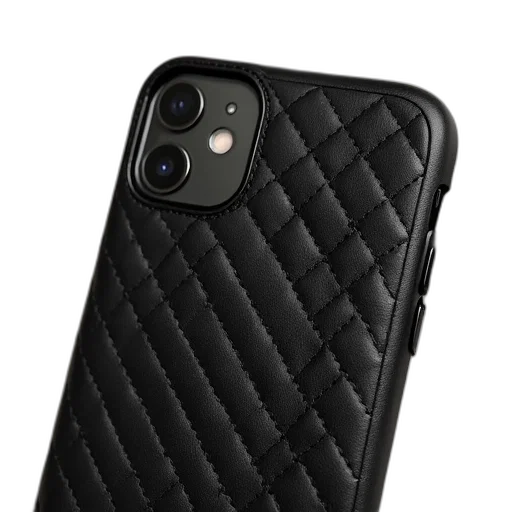 jacket, 3d render, black, iphone transparent PNG cut-out