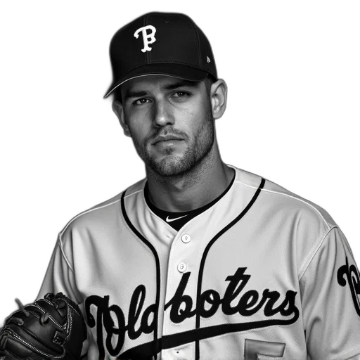 photorealistic, cartoon, second, image, close-up, baseball, player, face transparent PNG cut-out