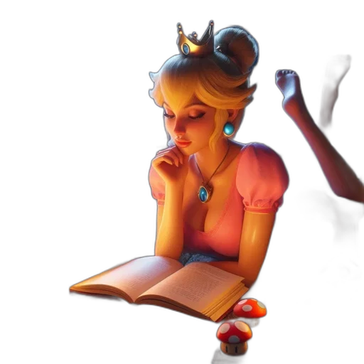 crown, staff, concept art, fantasy art, 3d render, comic book art, fire, neon lights transparent PNG cut-out