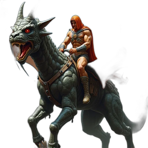 dragon, sword, fantasy art, concept art, photorealistic, comic book art, cover, book transparent PNG cut-out