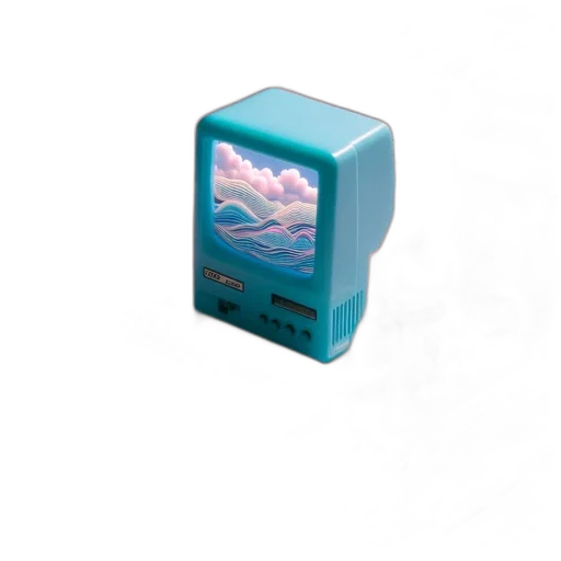 furniture, robot, weapon, jewelry, vaporwave, 3d render, photorealistic, pixel art transparent PNG cut-out