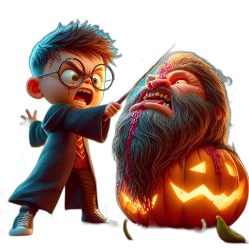 concept art, fantasy art, pixel art, cartoon, young, wizard, casts, spell transparent PNG cut-out