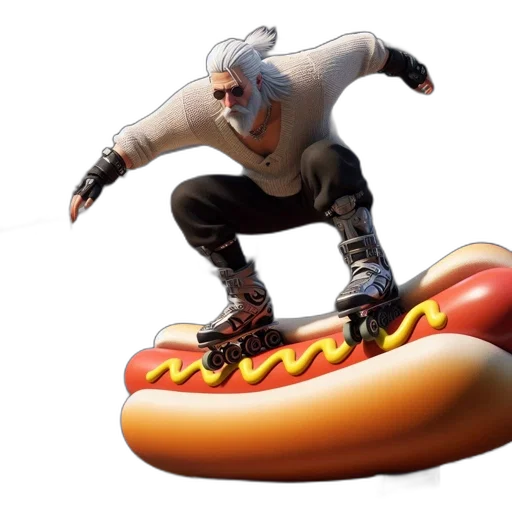 food, animal, creature, weapon, concept art, 3d render, photorealistic, animated transparent PNG cut-out