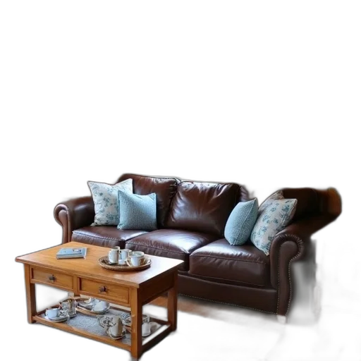 furniture, 3d render, photorealistic, concept art, oil painting, earth tones, dark, monochrome transparent PNG cut-out