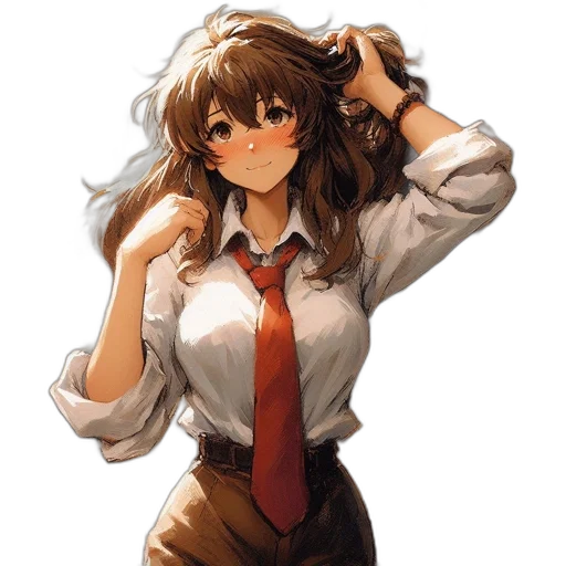 staff, dress, jacket, face, anime, pixel art, photorealistic, concept art transparent PNG cut-out
