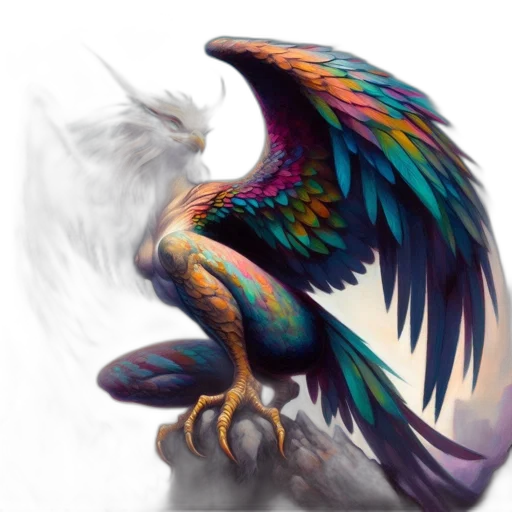 dragon, creature, animal, staff, fantasy art, concept art, photorealistic, pixel art transparent PNG cut-out