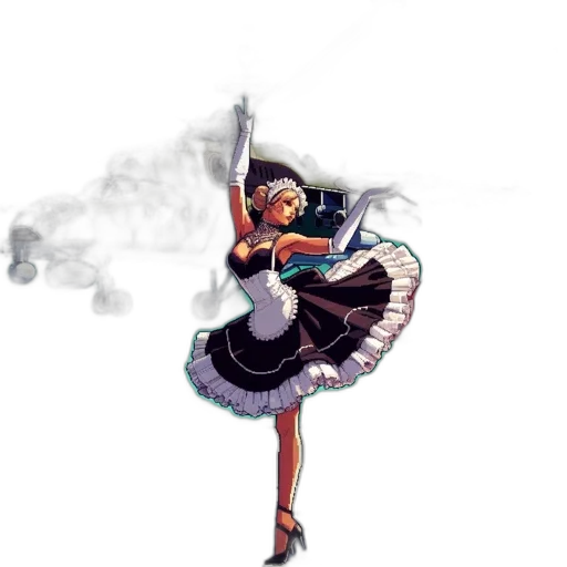 dress, staff, weapon, sword, concept art, fantasy art, pixel art, anime transparent PNG cut-out