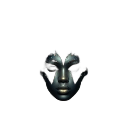 mask, face, jewelry, creature transparent PNG cut-out