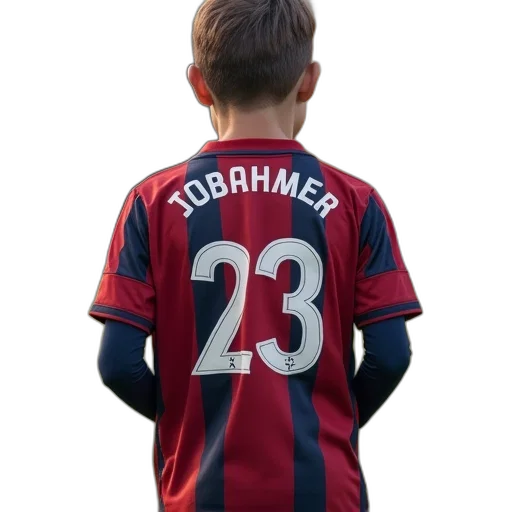 kid, football, shirt, custom, name transparent PNG cut-out