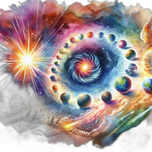 flower, hair, concept art, fantasy art, watercolor, outer space, image, shows transparent PNG cut-out