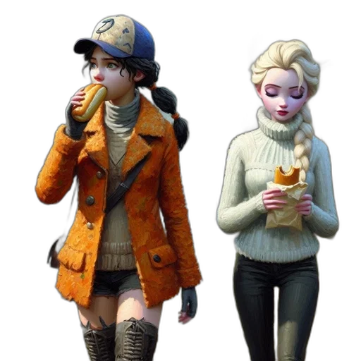 jacket, hat, concept art, 3d render, fantasy art, photorealistic, earth tones, golden transparent PNG cut-out