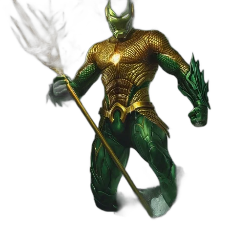 staff, mask, creature, weapon, concept art, fantasy art, comic book art, 3d render transparent PNG cut-out