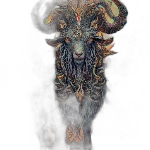 animal, dragon, mask, creature, fantasy art, concept art, watercolor, photorealistic transparent PNG cut-out