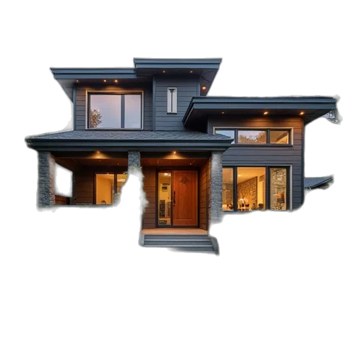 building, furniture, 3d render, photorealistic transparent PNG cut-out