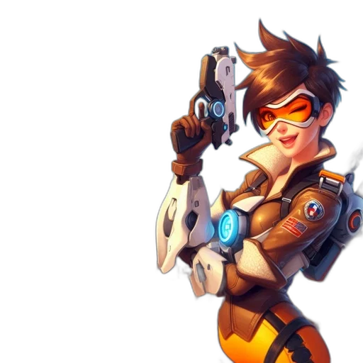 weapon, robot, jacket, staff, concept art, cyberpunk, 3d render, pixel art transparent PNG cut-out