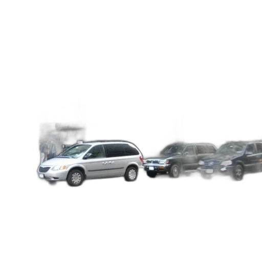 car, weapon, 3d render, photorealistic, concept art, fog, city street, snow transparent PNG cut-out
