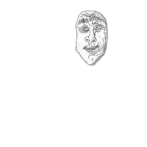 mask, face, creature, hat, pencil sketch, photorealistic, concept art, cartoon transparent PNG cut-out