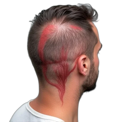 hair, face, staff, mask transparent PNG cut-out