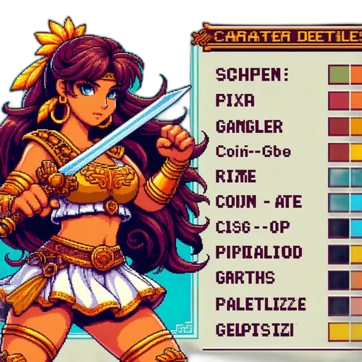 staff, weapon, pixel art, concept art transparent PNG cut-out
