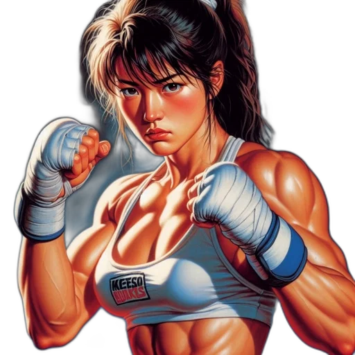 weapon, photorealistic, comic book art, pixel art, oil painting, digitally, illustrated, female transparent PNG cut-out