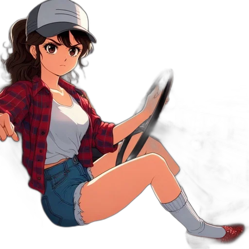 hat, shoes, weapon, dress, anime, cartoon, concept art, pixel art transparent PNG cut-out