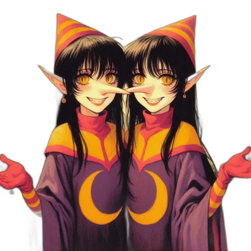 mask, staff, fantasy art, concept art, anime, pixel art, red, two transparent PNG cut-out