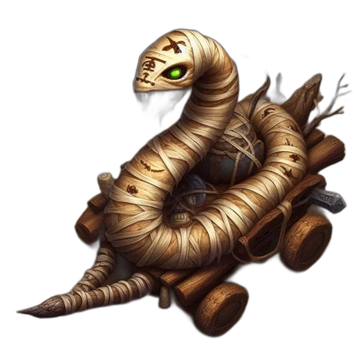 creature, dragon, staff, robot, concept art, fantasy art, pixel art, enormous transparent PNG cut-out