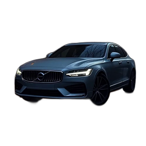 car, 3d render, photorealistic, over transparent PNG cut-out