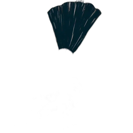 umbrella, hair, hat, crown, concept art, 3d render, photorealistic, watercolor transparent PNG cut-out