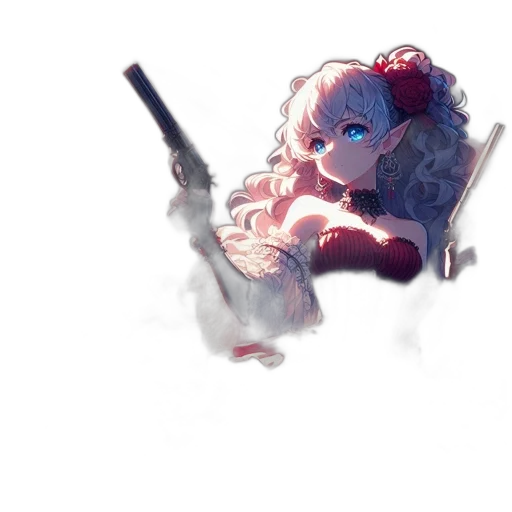 weapon, sword, staff, umbrella, anime, watercolor, concept art, pixel art transparent PNG cut-out