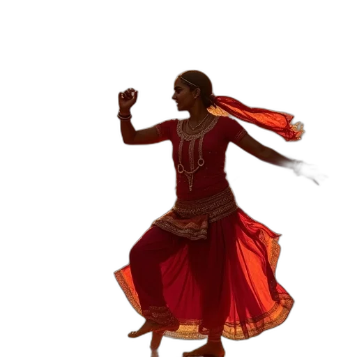 dress, staff, concept art, 3d render transparent PNG cut-out