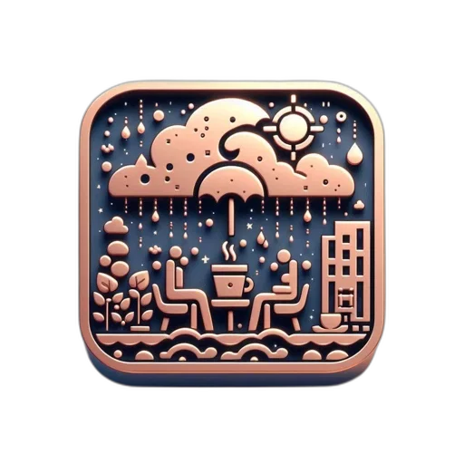 concept art, pixel art, 3d render, rain, depicted, scene, features, relief transparent PNG cut-out
