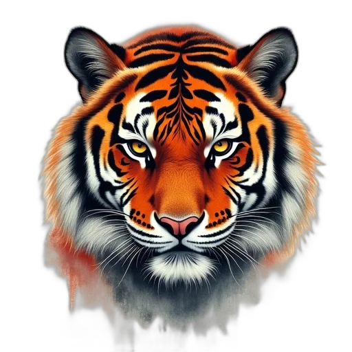 animal, photorealistic, fantasy art, oil painting transparent PNG cut-out