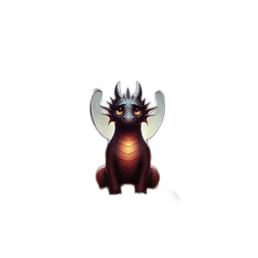 dragon, animal, creature, staff, pixel art, concept art, fantasy art, 3d render transparent PNG cut-out