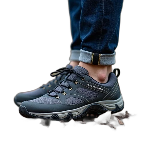 shoes, 3d render, photorealistic, merrells transparent PNG cut-out