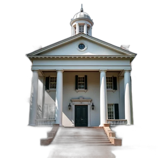 building, photorealistic, 3d render, customs transparent PNG cut-out
