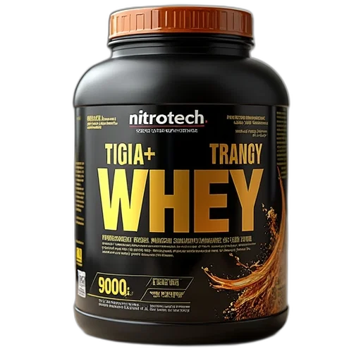 nitrotech, whey, gold, 900 transparent PNG cut-out