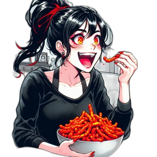 food, creature, animal, crown, anime, pixel art, cartoon, comic book art transparent PNG cut-out