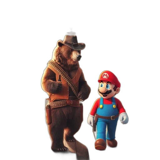 hat, animal, concept art, 3d render, pixel art, inside, rustic, saloon transparent PNG cut-out