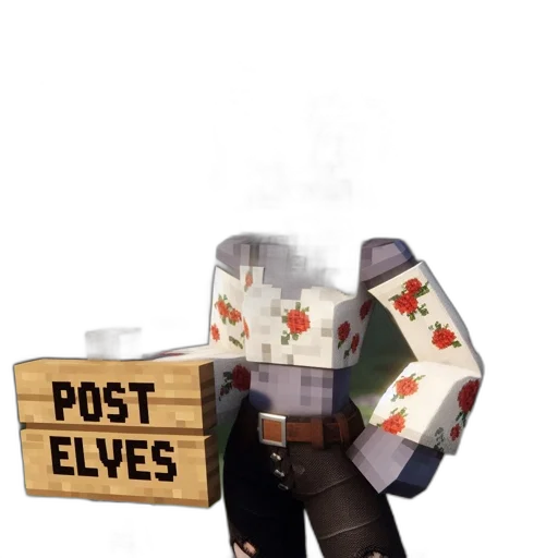 robot, jacket, weapon, hat, concept art, pixel art, 3d render, fantasy art transparent PNG cut-out
