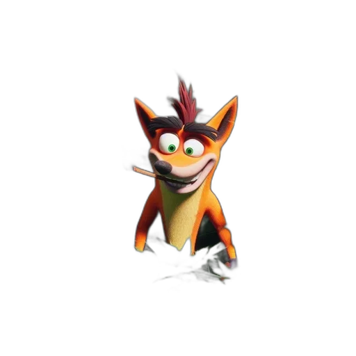 animal, creature, staff, dragon, 3d render, concept art, cartoon, pixel art transparent PNG cut-out
