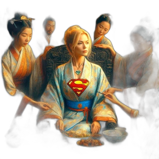 staff, concept art, oil painting, fantasy art, comic book art, fire, snow, night transparent PNG cut-out