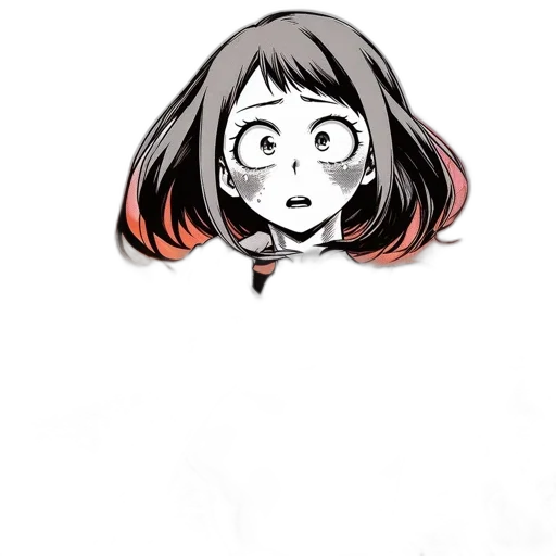 mask, face, creature, hair, anime, cartoon, concept art, pixel art transparent PNG cut-out
