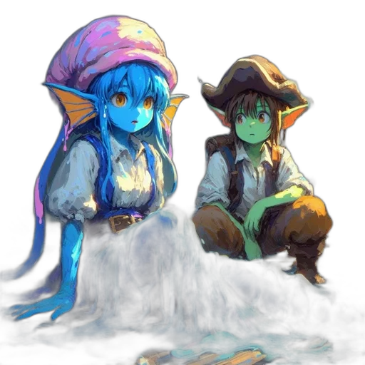 staff, fantasy art, concept art, watercolor, pixel art, underwater, snow, fog transparent PNG cut-out