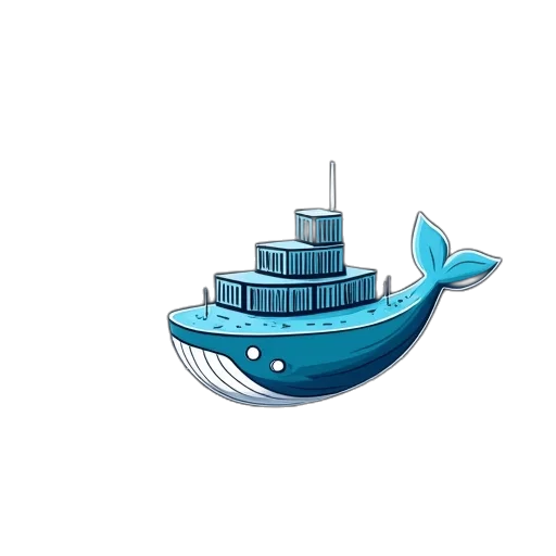 3d render, pixel art, concept art, cartoon, python, apps, docker, app transparent PNG cut-out